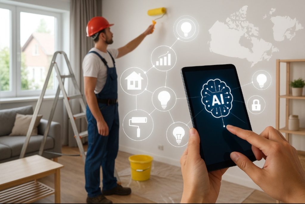 AI-powered home renovation tools helping Canadian homeowners plan upgrades and improve property design.